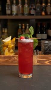 Berry Beauty cocktail at Rooftop @1WLO