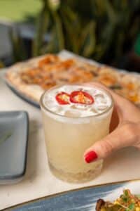 Spicy cocktail at Rooftop @1WLO